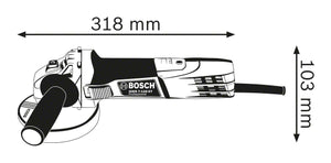 Bosch Professional Smerigliatrice Angolare GWS 7-125, Ø Disco: 125 mm,