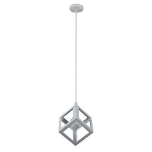 Carica l&#39;immagine nel visualizzatore di Gallery, Lampada a sospensione Vintage industriale, cubo creativo battuto lampadario in ferro