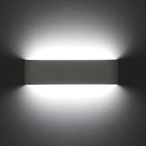 Lampade da parete per interni, 2 pezzi Applique da parete 12W LED