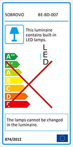 Lampade da parete per interni, 2 pezzi Applique da parete 12W LED