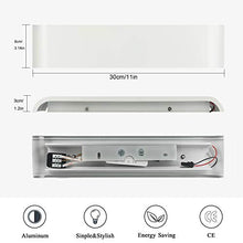 Carica l&#39;immagine nel visualizzatore di Gallery, Lampade da parete per interni, 2 pezzi Applique da parete 12W LED