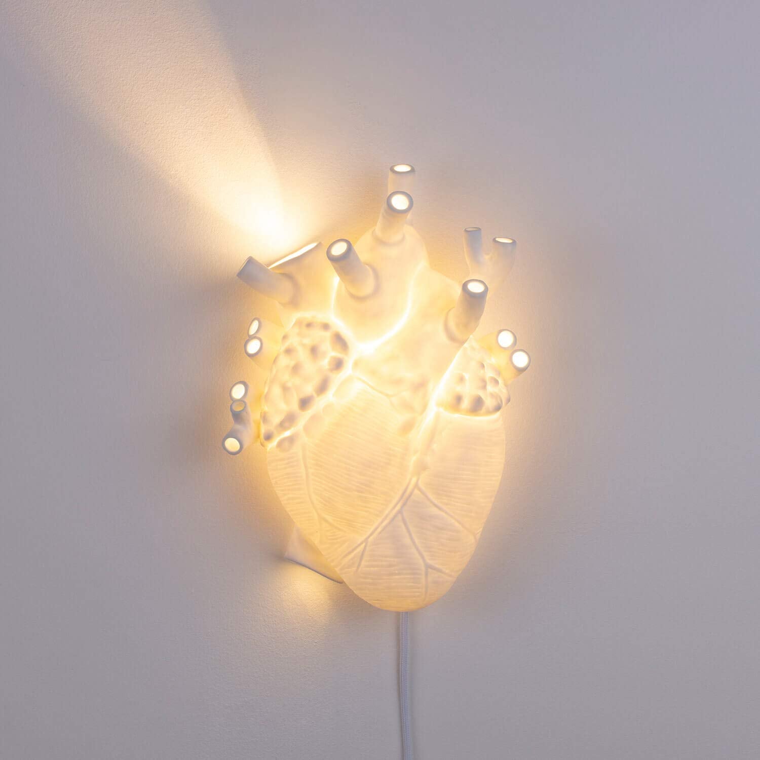 SELETTI Heart Lamp Lampada Cuore – La Bottega della Ceramica